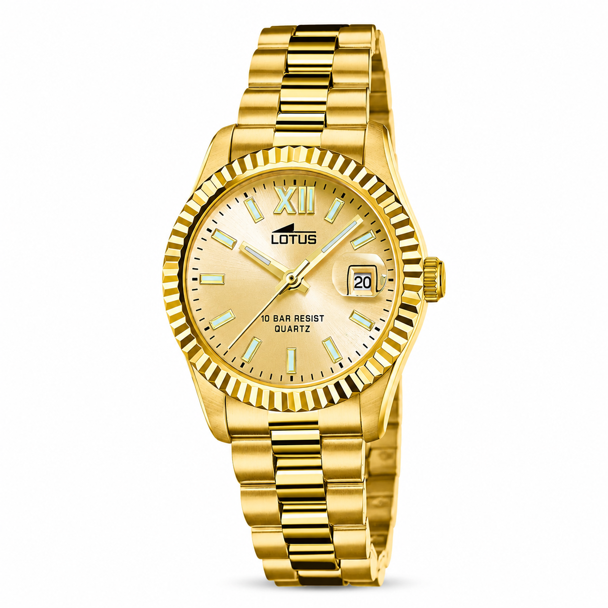 Reloj Lotus mujer lujo  esfera beige champán Ref. 18932/2