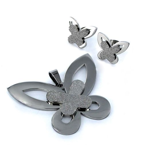 JOYERIA ACERO CONJUNTO MAIPOSA