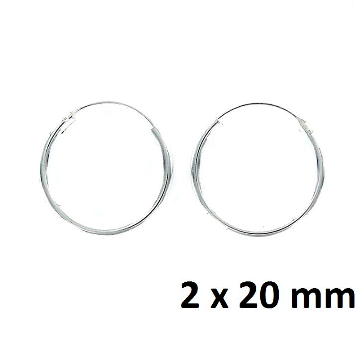 CRIOLLAS PLATA 2X20MM
