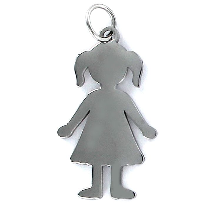 JOYERIA ACERO FIGURA NIÑA