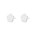 PENDIENTES PLATA FLOR LISA