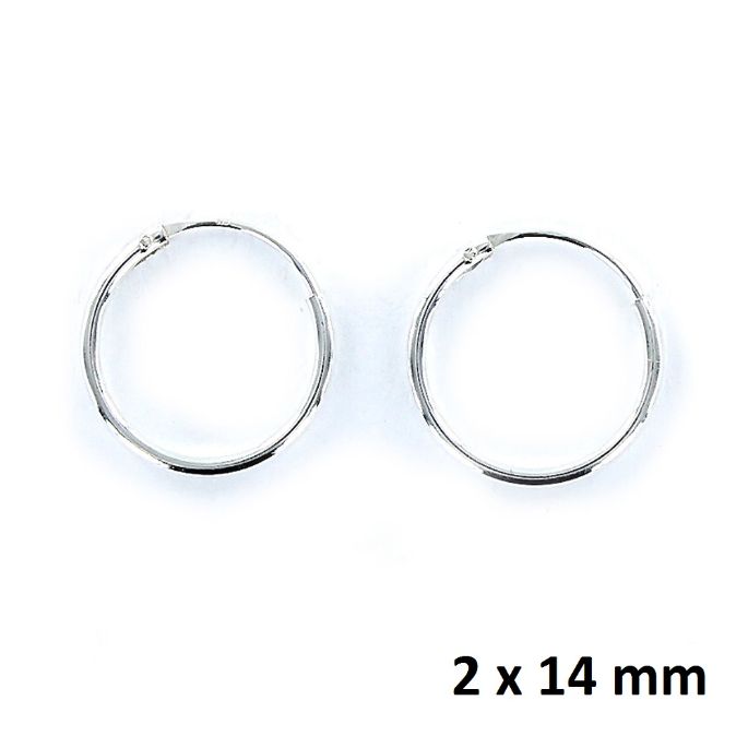 PENDIENTES CRIOLLAS AROS LISOS