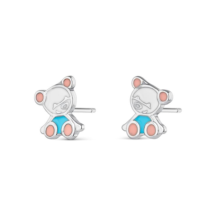 PENDIENTES PLATA INFANTILES OSITO