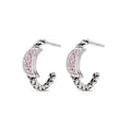 PENDIENTES PLATA MEDIA CRIOLLA LUNA