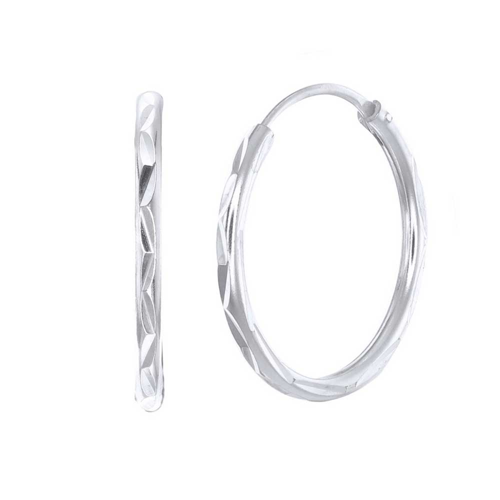 PENDIENTES PLATA CRIOLLAS MEDIANAS