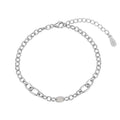 PULSERA PLATA MALLAS
