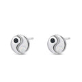 PENDIENTES PLATA YIN YANG