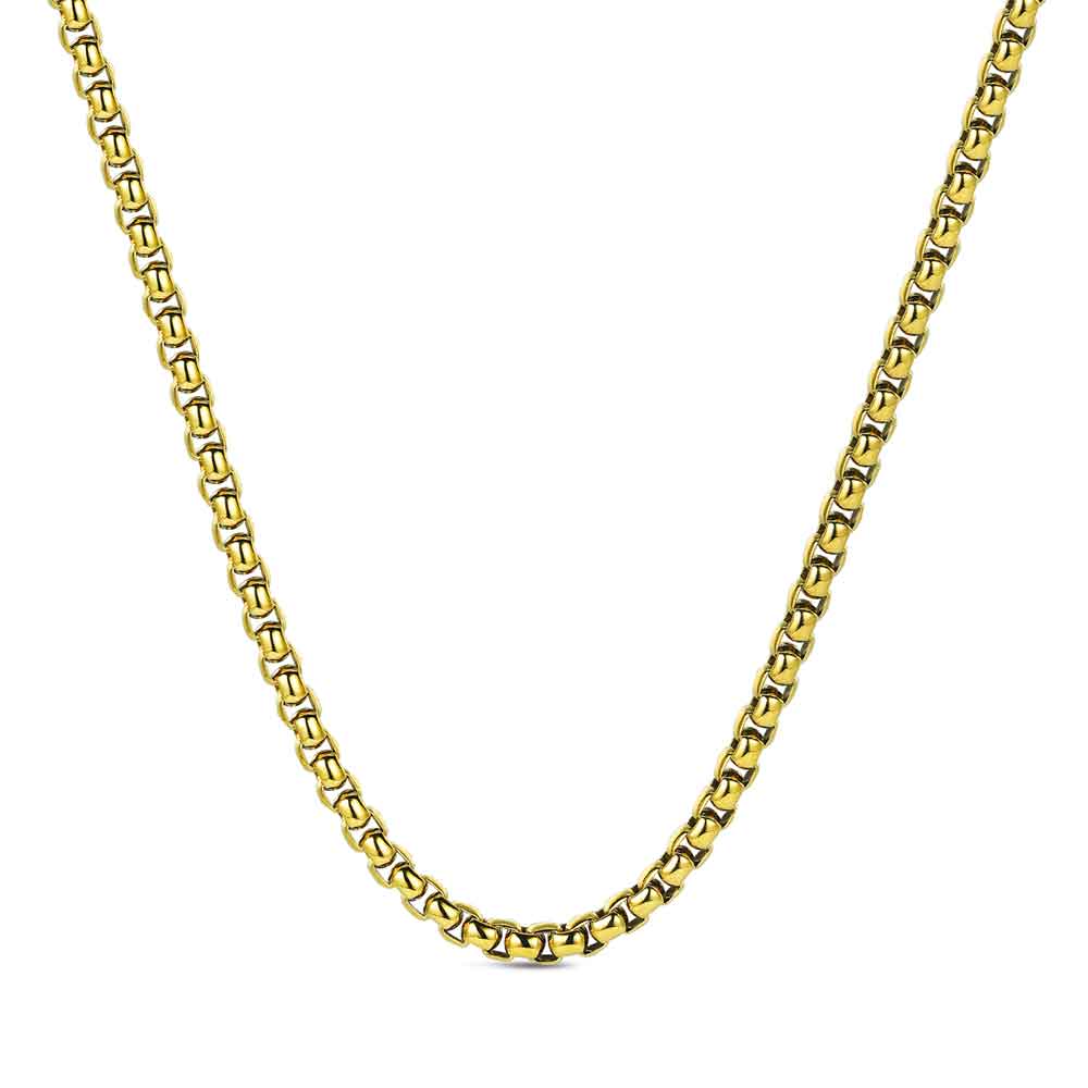 JOYERIA ACERO CADENA CHAPADO
