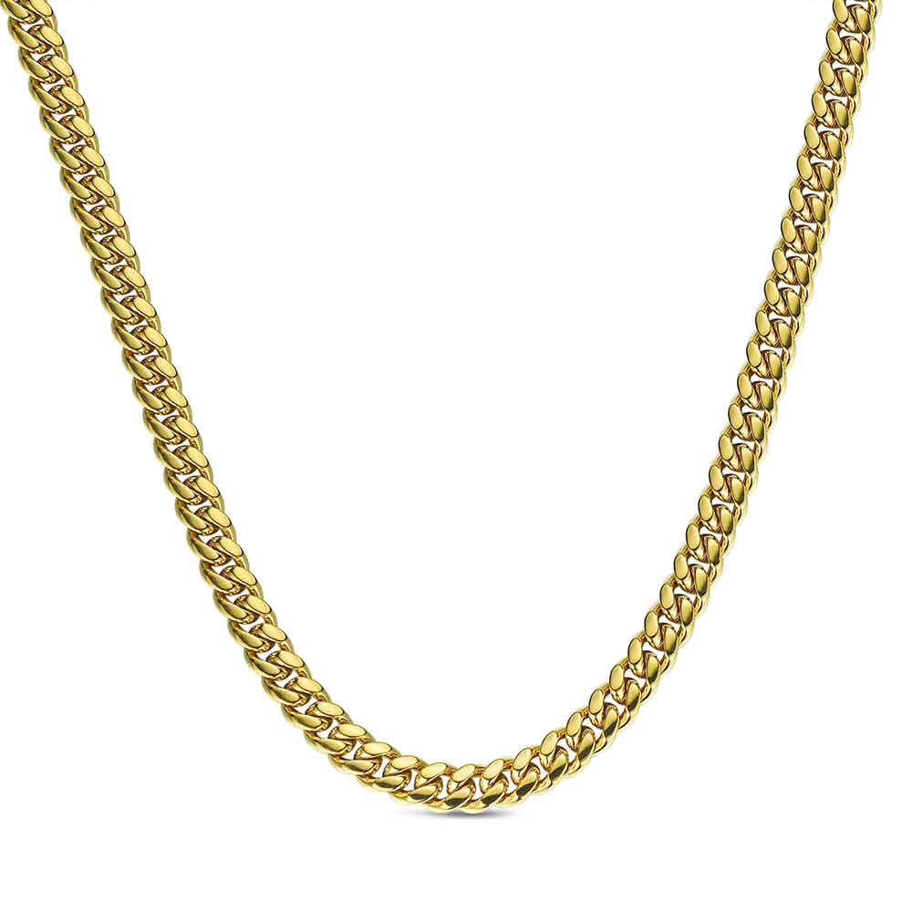 JOYERIA ACERO CADENA BARBADA CHAPADA