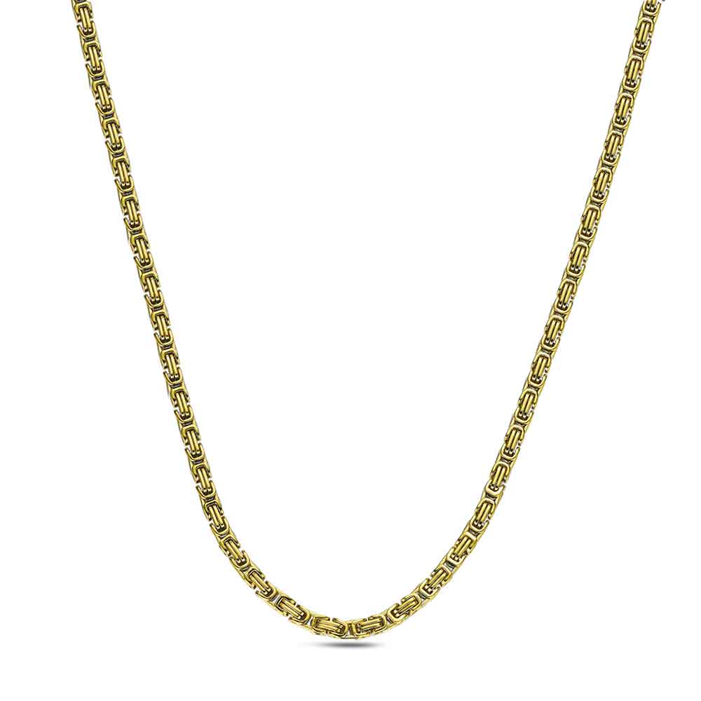 JOYERIA ACERO CUADRADA CHAPADA