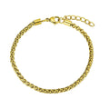 JOYERIA ACERO PULSERA CHAPADA