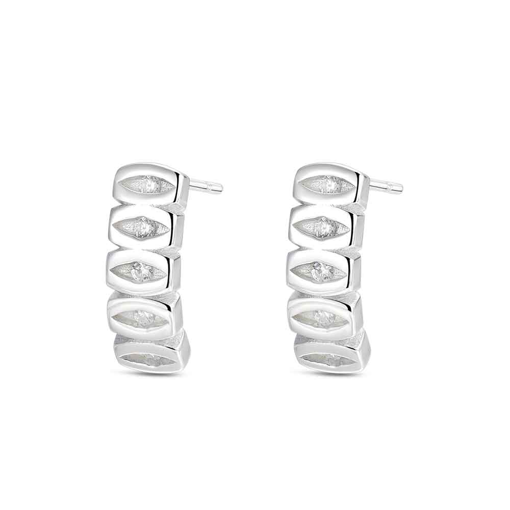 PENDIENTES PLATA CCCC CIRCONITAS