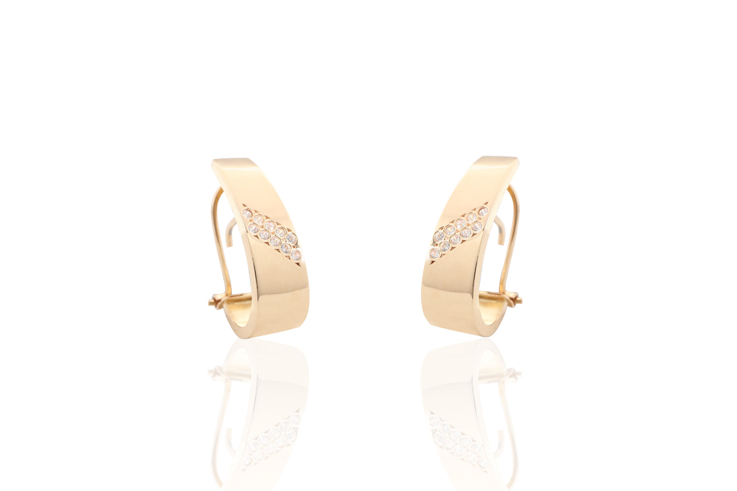 PENDIENTES ORO 9 K DEFINICION OMEGA CIR