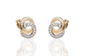PENDIENTES ORO 9 K ALIANZAS BICO CIR 9K