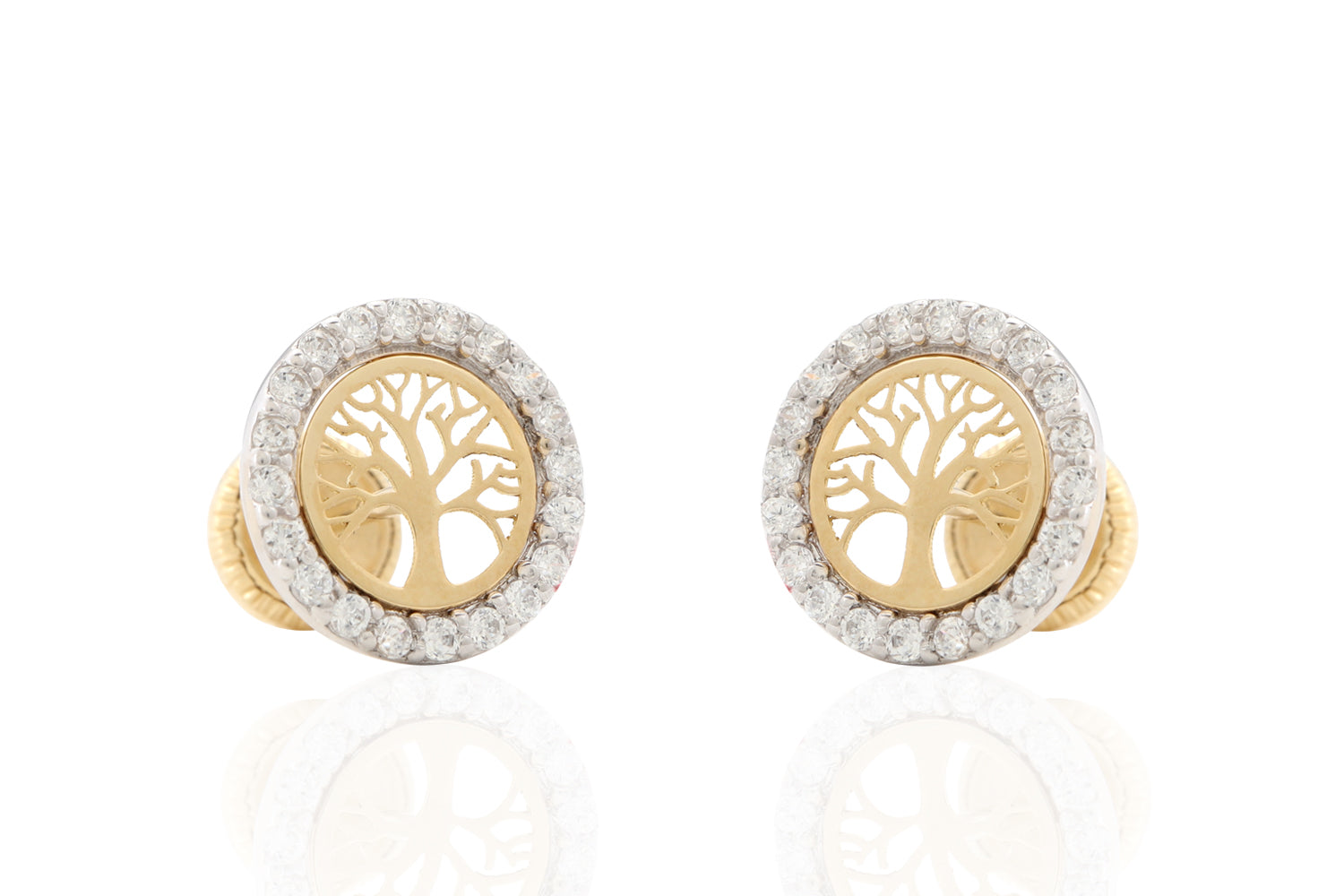 PENDIENTES ORO 9 K ARBOL VIDA PEQUE