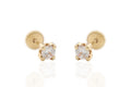 PENDIENTES ORO 9 K CIR PEQUE GRAPAS