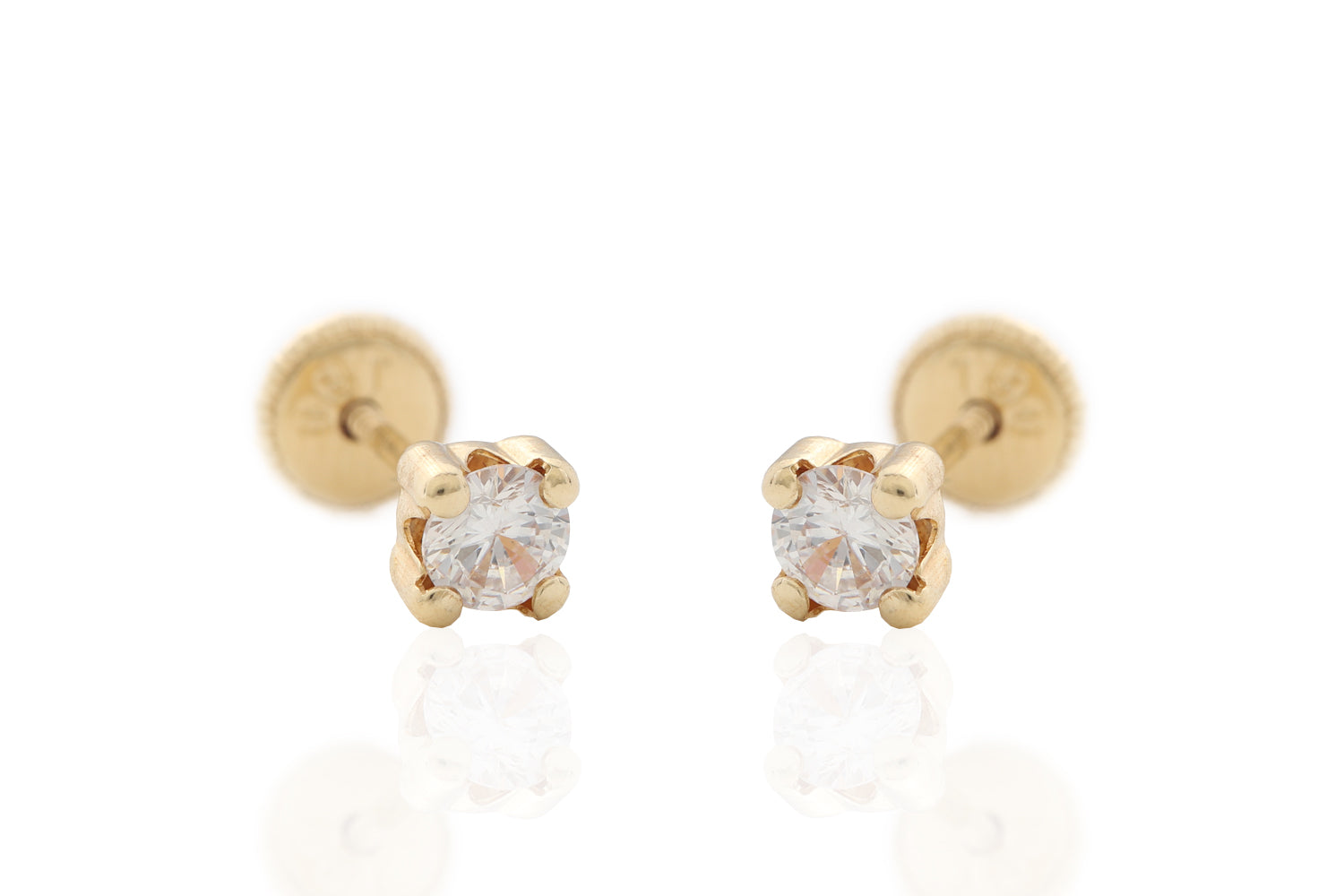 PENDIENTES ORO 9 K CIR PEQUE GRAPAS