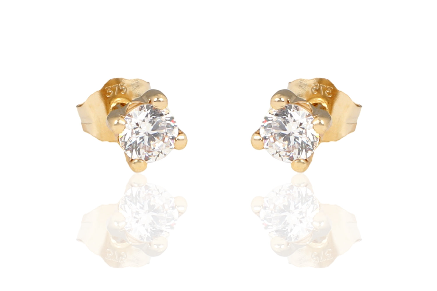 PENDIENTES ORO 9 K JUEGO CIR GRAPAS