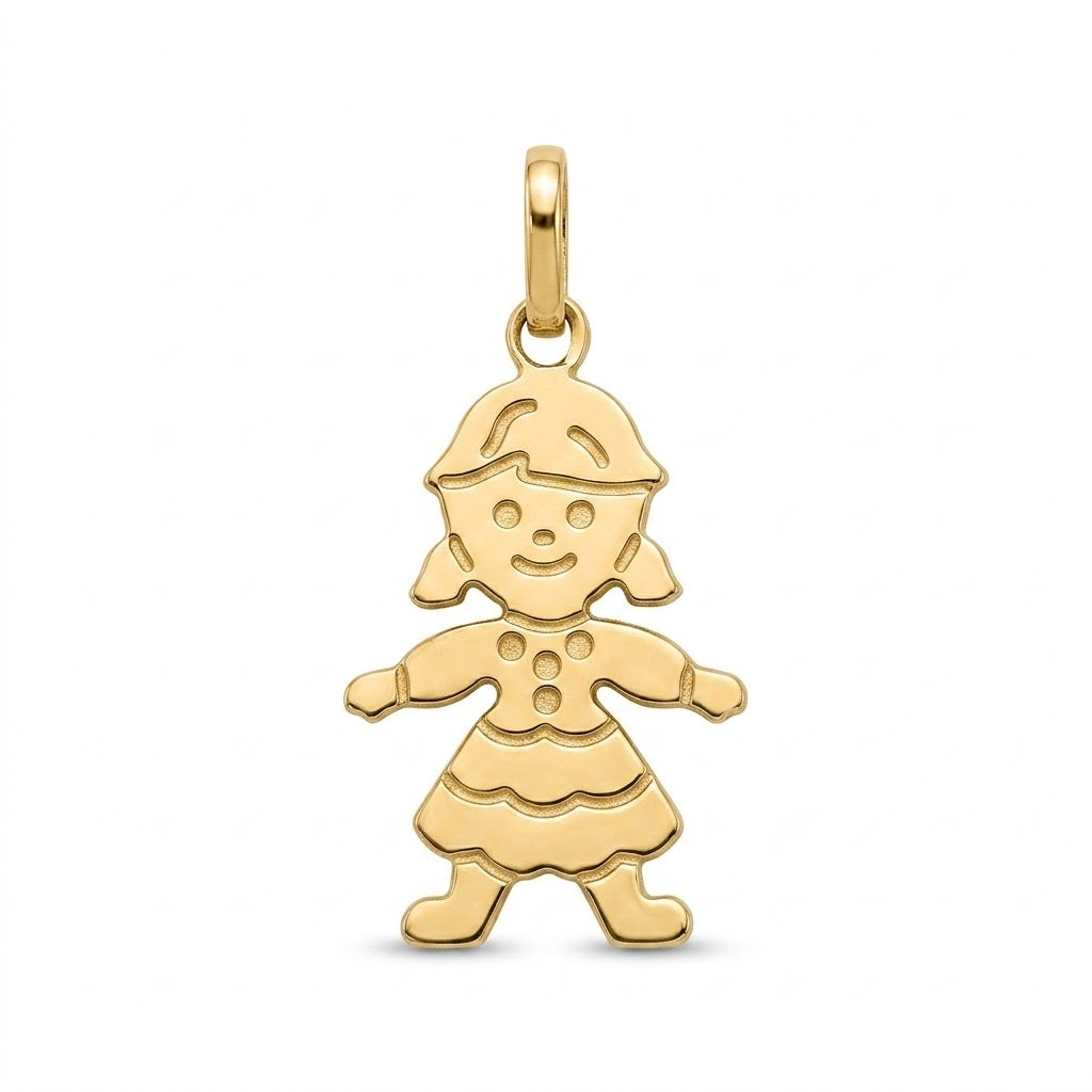 COLGANTE ORO 18 KTES FORMA DE NIÑA