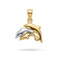 COLGANTE ORO 18 KTES DELPHIN BICOLOR