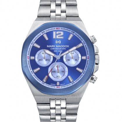 Reloj Mark Maddox hombre exclusivo acero -. HM1034-35