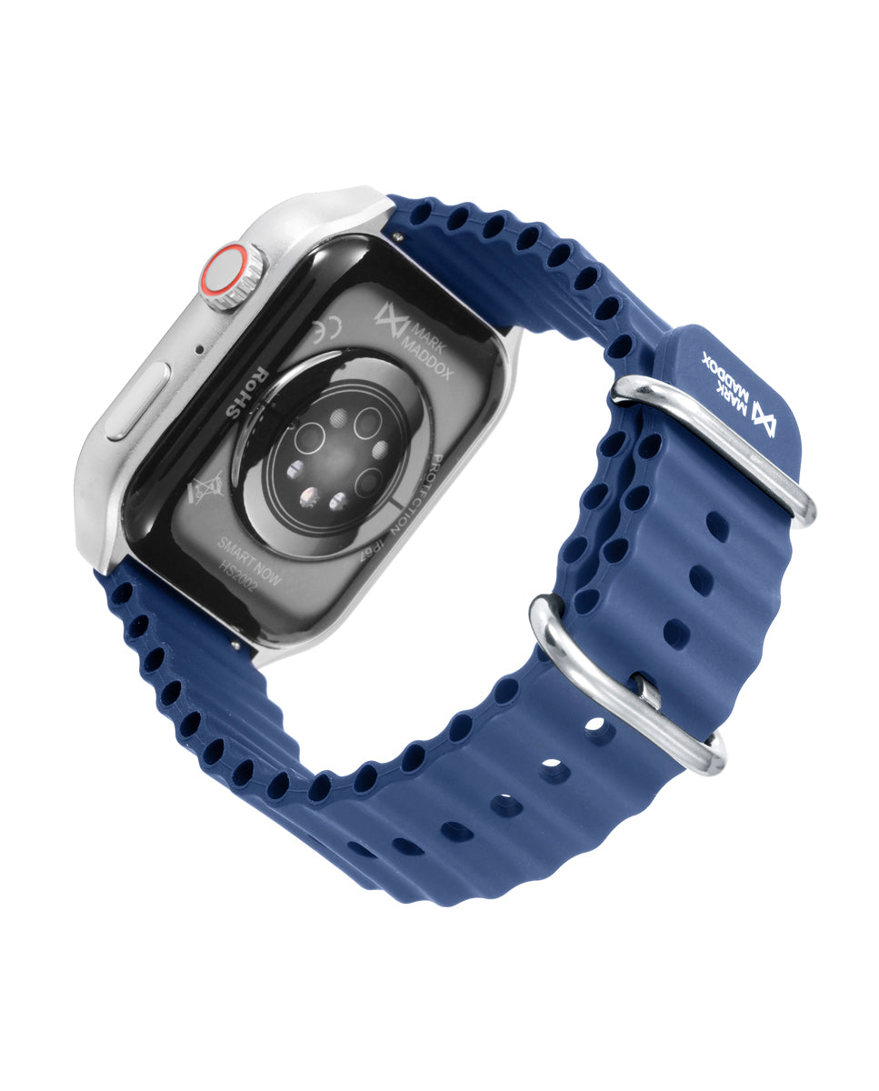 Reloj Mark Maddox unisex smart metal correa silicona azul - HS2002-30