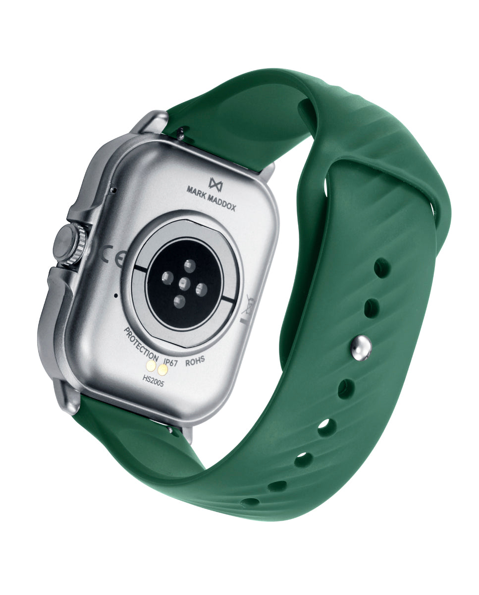 Reloj Mark Maddox unisex smart policarbonato silicona verde - HS2005-10