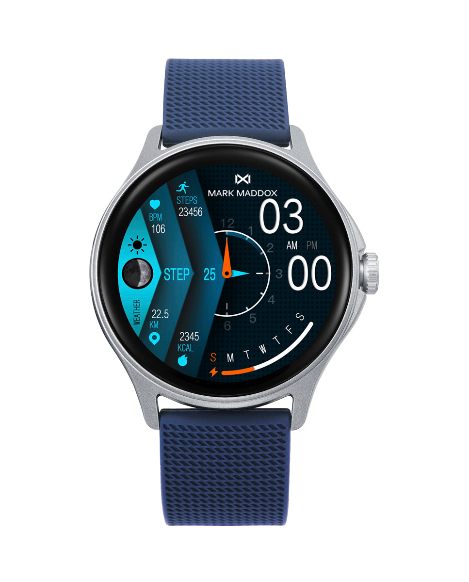 Reloj Mark Maddox unisex smart urbano policarbonato correa azul - HS2006-10