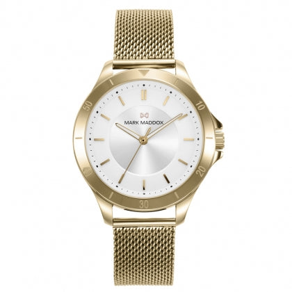 Reloj Mark Maddox mujer elegante acero IP dorado - MM1017-07