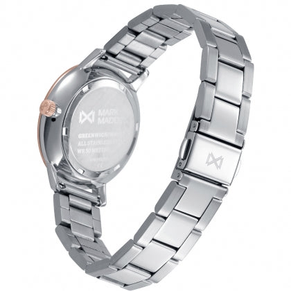 Reloj Mark Maddox mujer elegante caja bicolor acero IP rosa - MM1019-47
