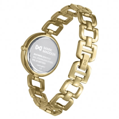 Reloj Mark Maddox mujer elegante acero IP dorado - MM1033-63