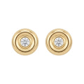 PENDIENTES BEBE ORO, ROSCA, CIRCONITA