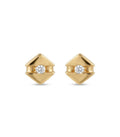 PENDIENTES BEBE ORO, ROSCA, BRILLANTE