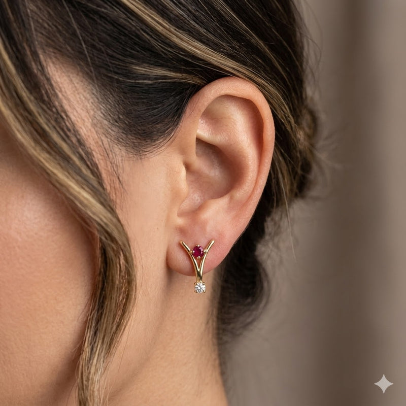 PENDIENTES ORO 18 KTES