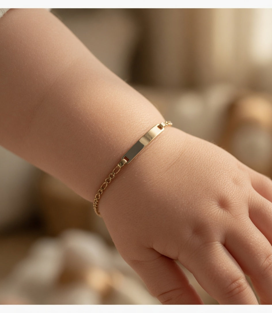 PULSERA ORO BEBE 9 KTS