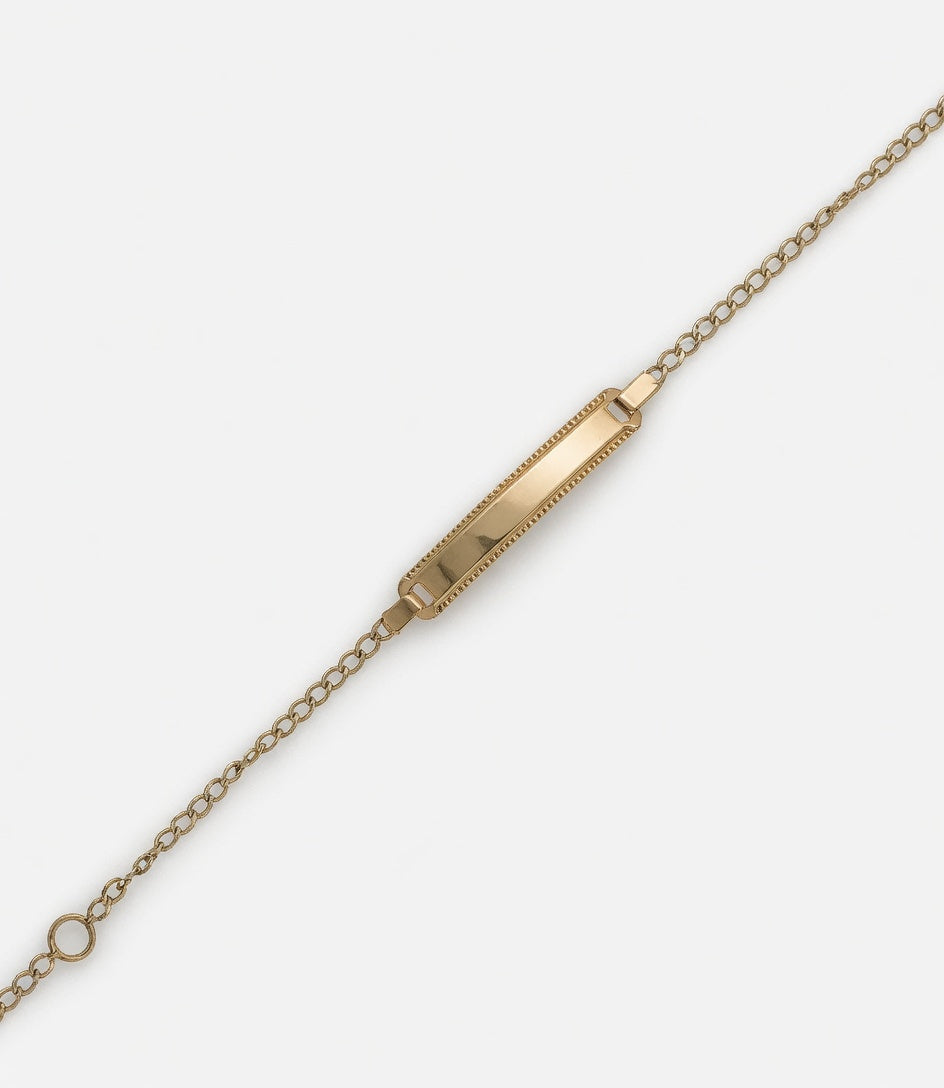 PULSERA DE ORO 9 KTES PARA BEBE