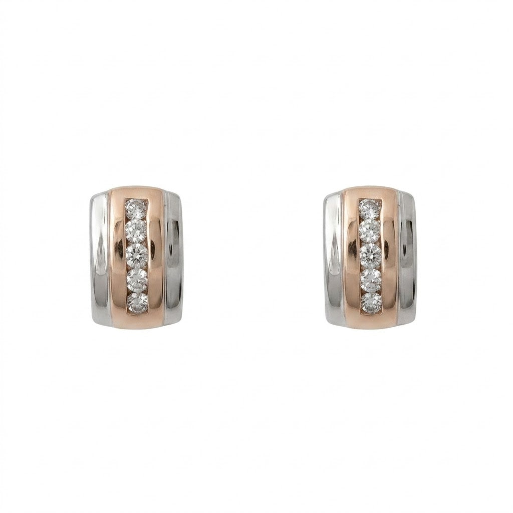 PENDIENTE ORO 18 KTES DIAMANTE