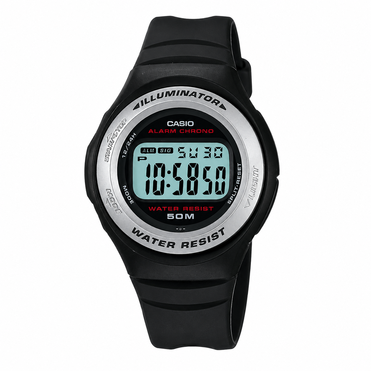 Reloj Casio Digital Color Negro Sr. Ref: W-57