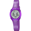 Reloj Calypso mujer digital crush correa de caucho violeta - K5677/2