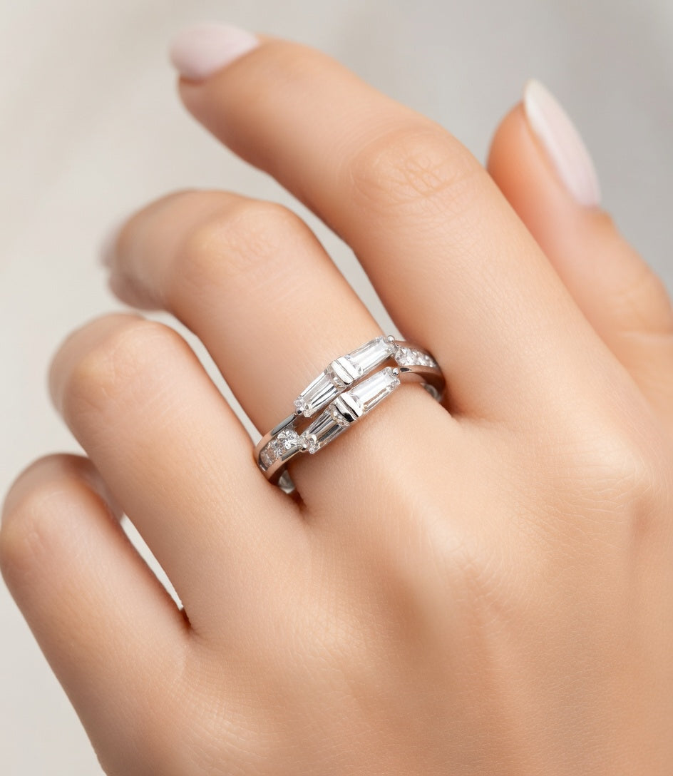 SORTIJA ORO BLANCO 18KTES CIRCONITAS