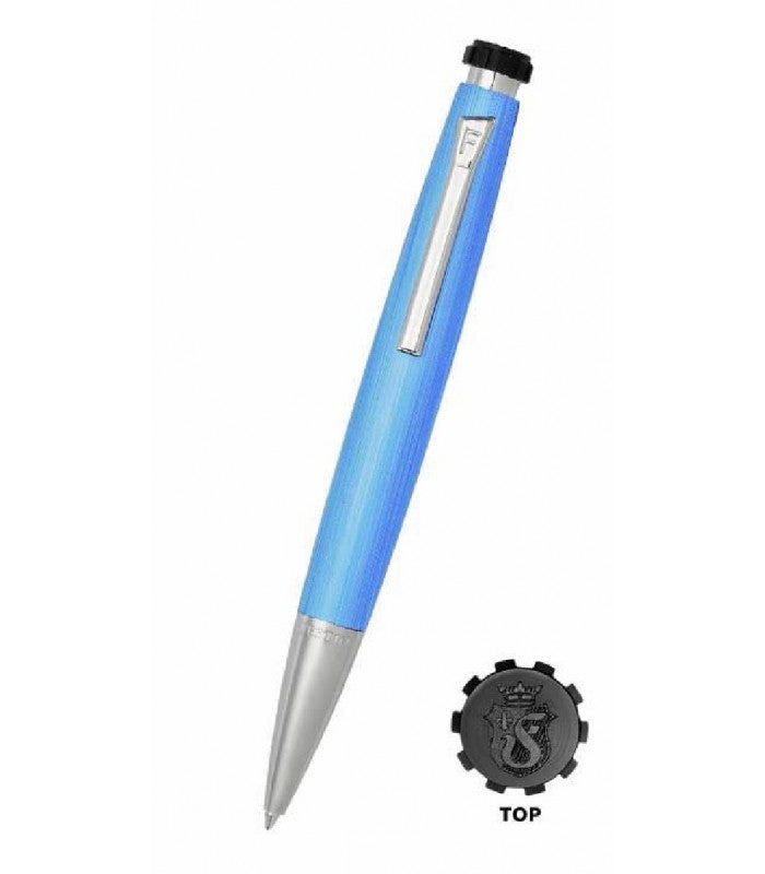 Boligrafo Chronobike Azul Celeste