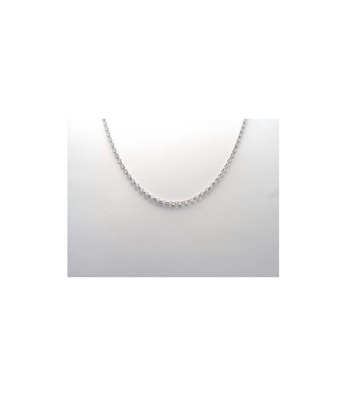CADENA PLATA 40 CM. ROLO