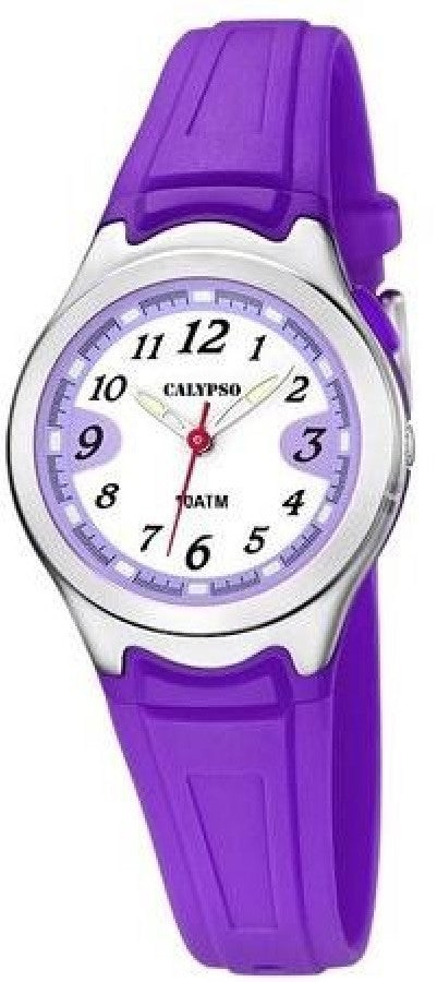 Reloj Calypso cadete sweet time esfera blanca detalles azules Ref. K6067/2