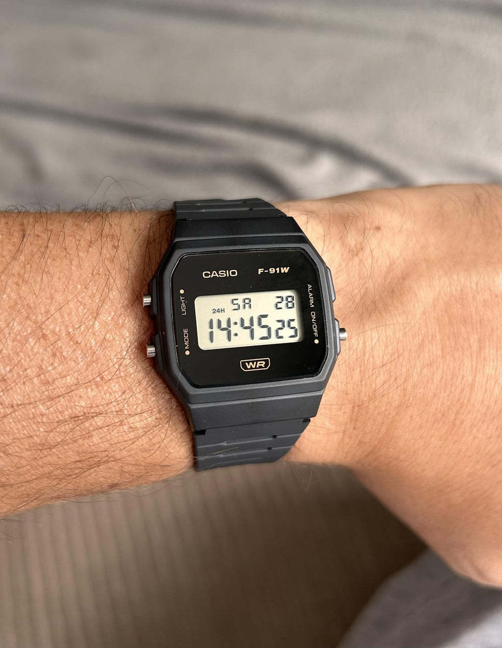 Reloj Casio Sr. Ref: F-91WB-8AEF