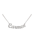 COLLARET PLATA NOM CARMEN PERSONALITZAT