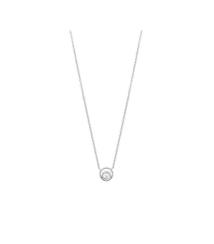 GARGANTELLA PLATA ZIRCONITA CERCLE