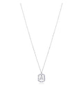 COLLAR PLATA DE LLEI BANY RODI LLETRA A