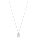 COLLAR PLATA DE LLEI BANY RODI LLETRA L