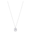 COLLAR PLATA DE LLEI BANY RODI LLETRA N