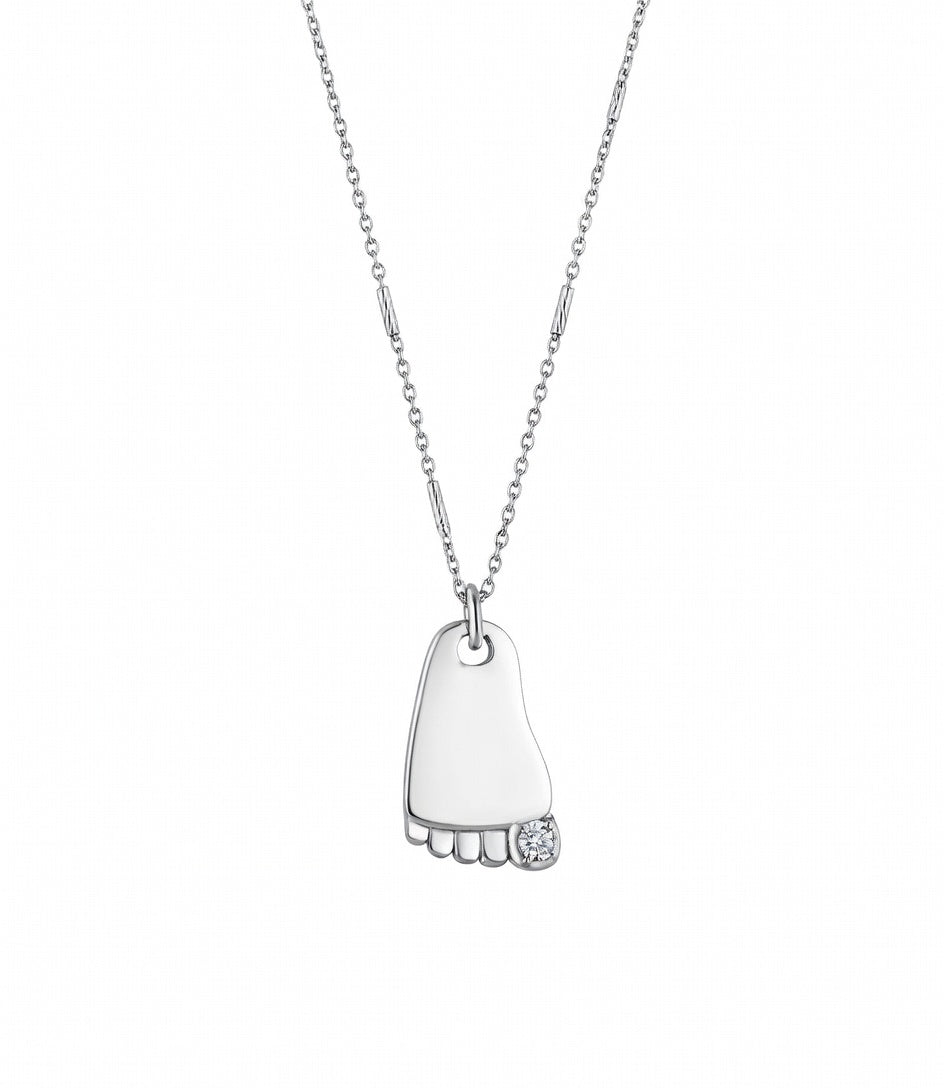LOTUS PLATA COLLAR SRA.AG SILVER